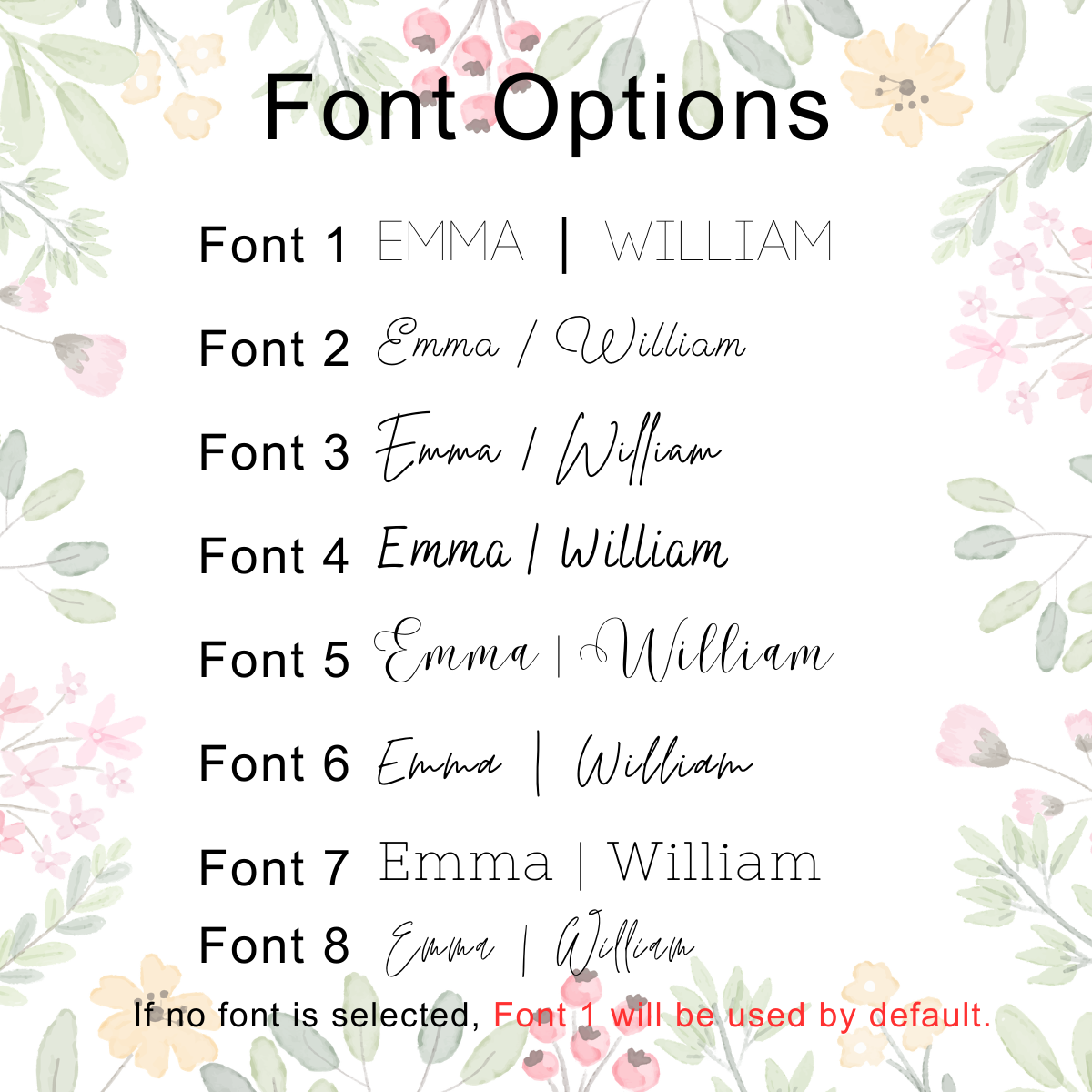 Custom Floral Embroidery Pattern PDF PNG | Personalized Name Embroidery Pattern | Beginner Hand Embroidery Design