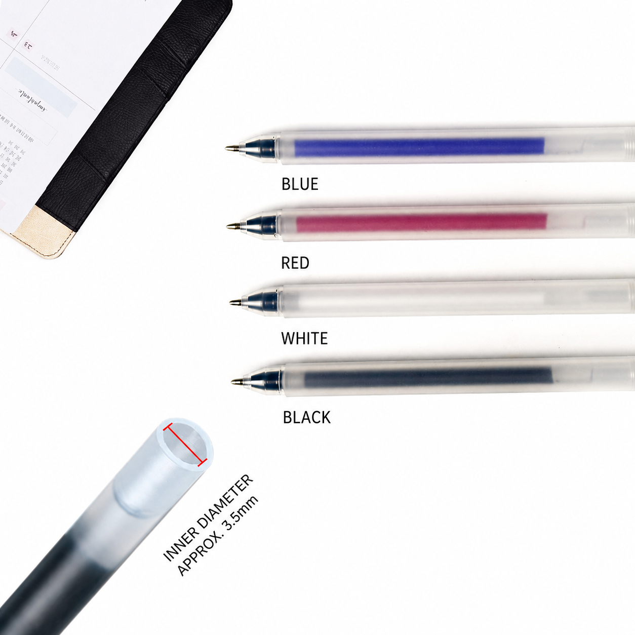 4 Colors Heat Erasable Fabric Marking Pens with Refills for Sewing, Quilting, Embroidery & Pattern Tracing
