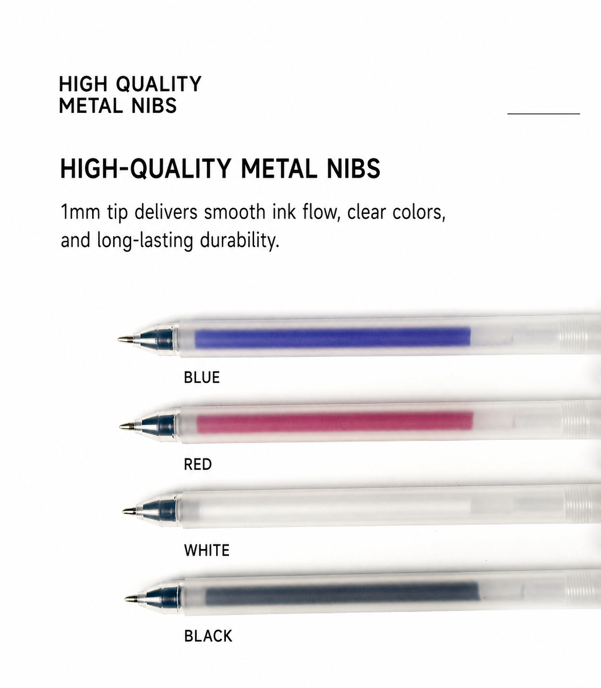 4 Colors Heat Erasable Fabric Marking Pens with Refills for Sewing, Quilting, Embroidery & Pattern Tracing